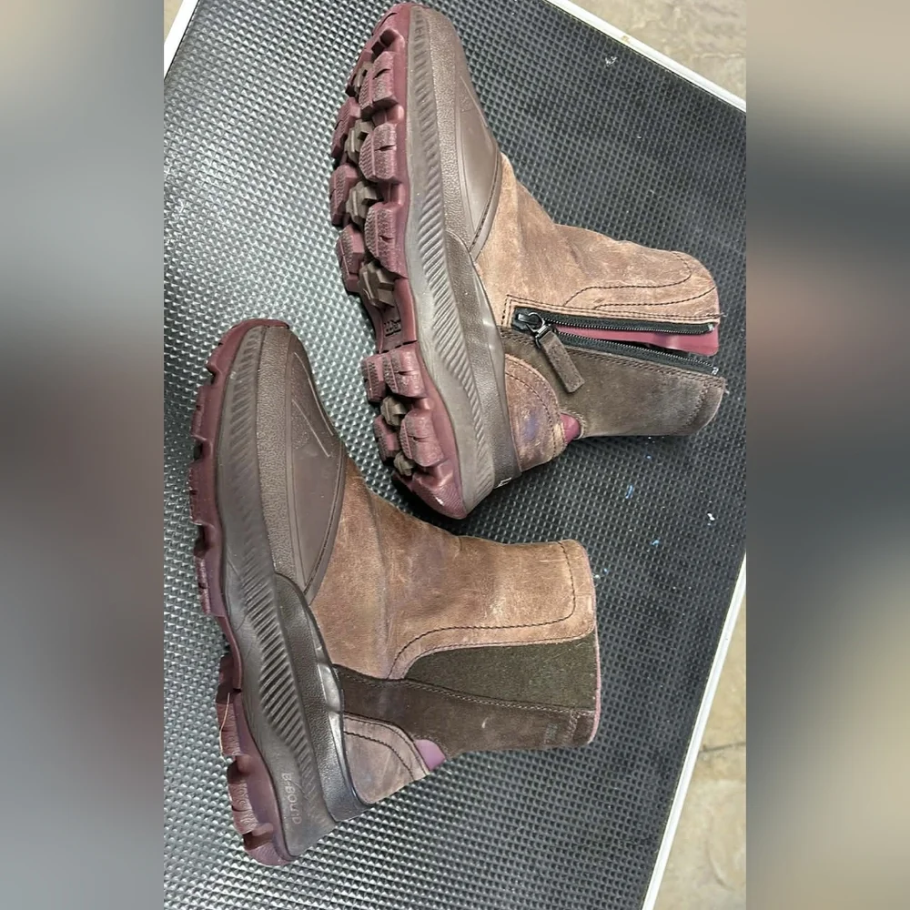 L.L. Bean Brown Winter &‎ Rain Storm Chaser Leather Upper Utility Boots